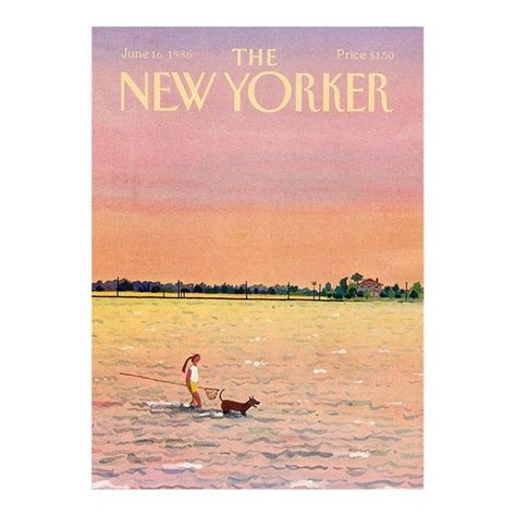 1986 New Yorker Magazine Cover June 16 Susan Davis Original