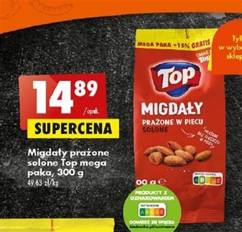 Promocja Top Migda Y Pra One Solone Mega Paka G Biedronka