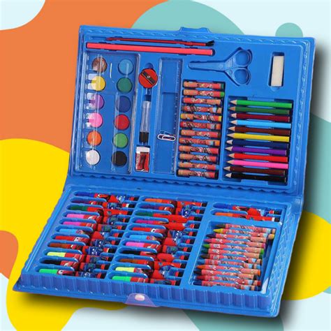 Coloring Set 86in1 Alat Menggambar Dan Mewarnai Pensil Warna