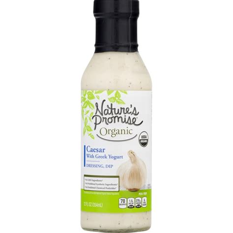 Natures Promise Caesar Organic With Greek Yogurt 12 Oz Instacart