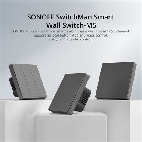 Sonoff Gang Switchman Smart Wall Switch M C Suitable For Indian