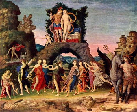 O Parnassus Marte E V Nus Andrea Mantegna