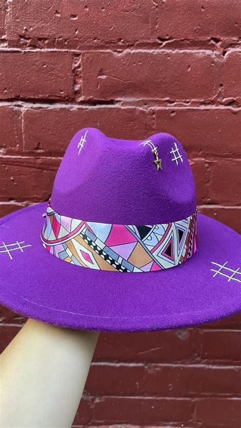 Purple Fedora Hat 🎩 Made By Moody Hats 🤩 Check This One ☝️ Hats For Men Women S Headwear