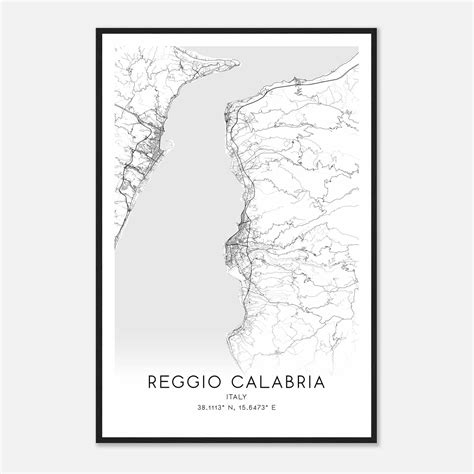 Reggio Calabria Custom Maps And Posters