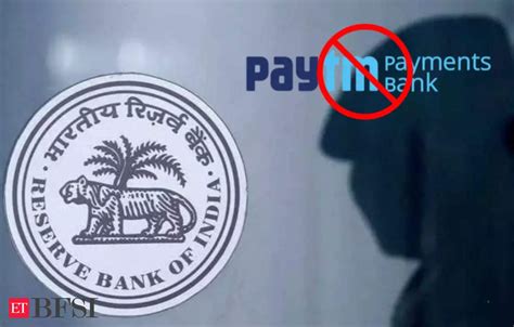 RBI Bans Paytm Payments Bank RBI Bans Paytm Payment Bank From