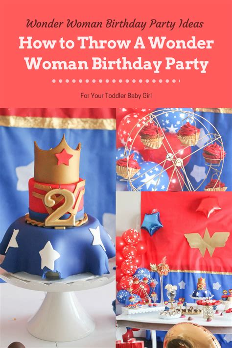 How To Throw A Wonder Woman Birthday Party Artofit