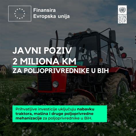 Otvoren Novi Javni Poziv EU Izdvaja 2 Miliona KM Za Nabavku Traktora