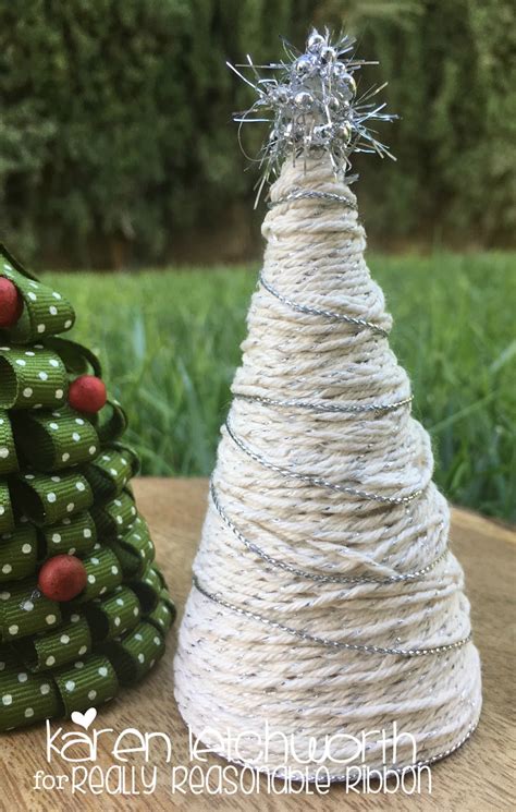 Really Reasonable Ribbon Blog Fun Paper Mache Christmas Trees