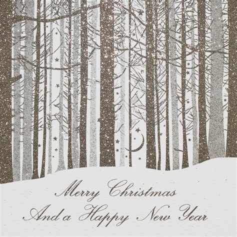 Merry Christmas / Happy New Year - Boxed Christmas Cards ( 6 Per Box ) SB5 - Tilt Art