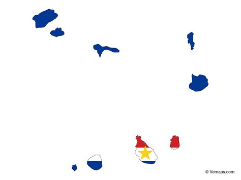 Flag Map Of Cape Verde Free Vector Maps