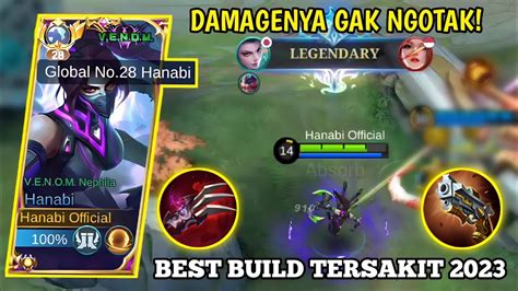 Hanabi Best Build Tersakit Damagenya Gak Ngotak Top Global