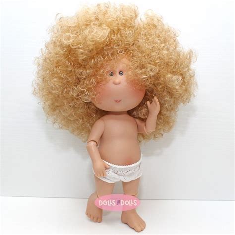 Nines D Onil Doll 30 Cm EXCLUSIVE Mia ARTICULATED Mia Blonde With Curly Hair Without