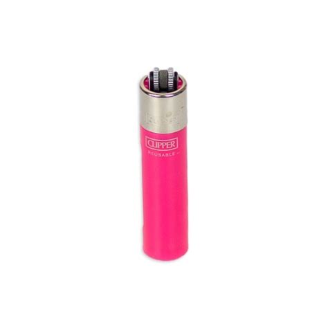 Isqueiro Clipper Grande Transl Cido Rosa Z Fuma A Tabacaria E