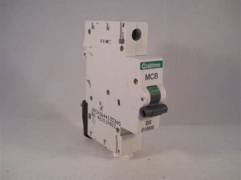 Crabtree Starbreaker MCB 6 Single Pole Breaker Type B 6A 61 B06