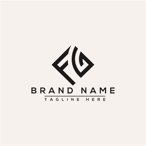 Premium Vector Fg Logo Design Template Vector Graphic Branding Element