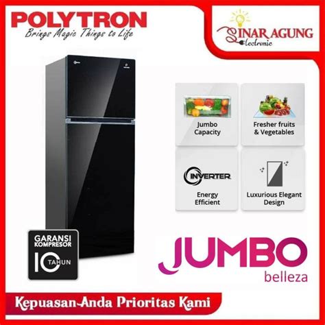 Jual Polytron Kulkas Pintu L Inverter Prw Vx Prw Vx Resmi