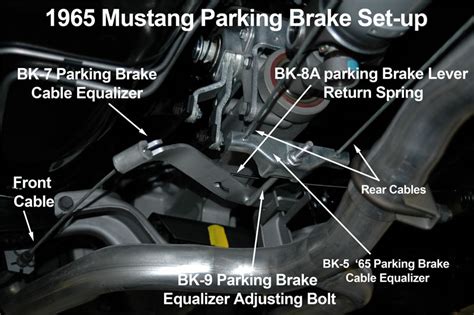 Parking Brake Cable Routing Vintage Mustang Forums