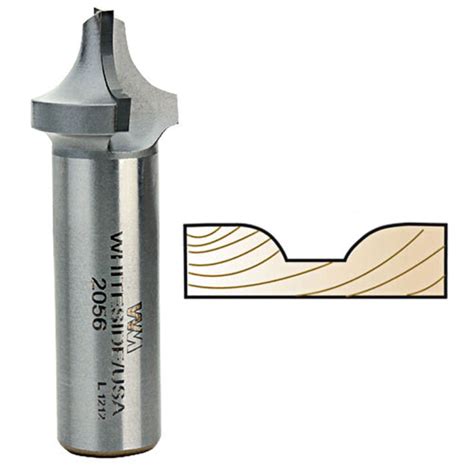 Whiteside 2056 Plunge Roundover With Plunge Point Bit 12 Sh X 14