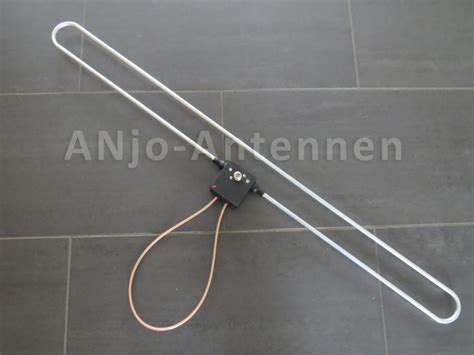 ANjo DP0145HP Schleifendipol für 145 MHz symmetriert mit λ 2 Balun