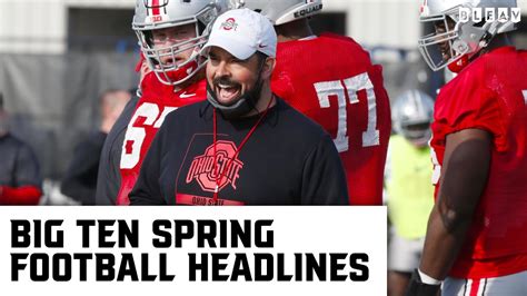 Big Ten Spring Football And Win Total Futures With Adam Carriker Jeff