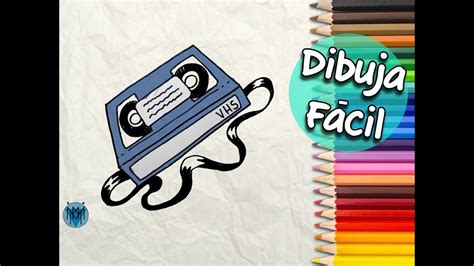 Cómo Dibujar un Cassette VHS Fácil Dibustrador Art YouTube