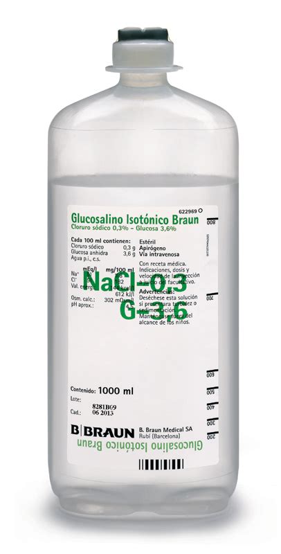 Glucosalino Isotónico B Braun