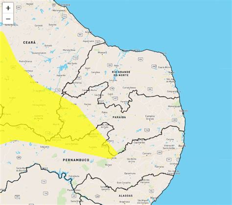 Inmet Emite Alerta Amarelo De Perigo Potencial De Chuvas Intensas Para