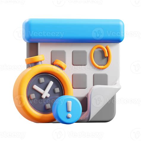 deadline icon  transparent background  png