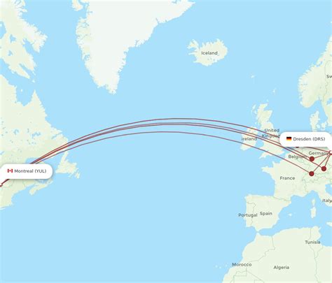 Flights From Montreal To Dresden YUL To DRS Flight Routes