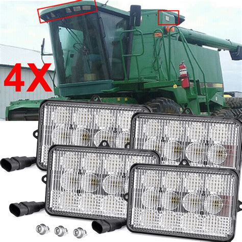 Pc W Led Combine Light For John Deere