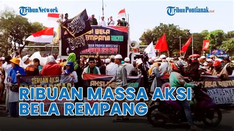 Ssk Polisi Dikerahkan Hadapi Aksi Demo Bela Rempang Massa Pa