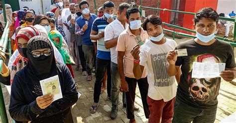 Uttar Pradesh Elections Over 55 Voter Turnout Recorded In Sixth Phase