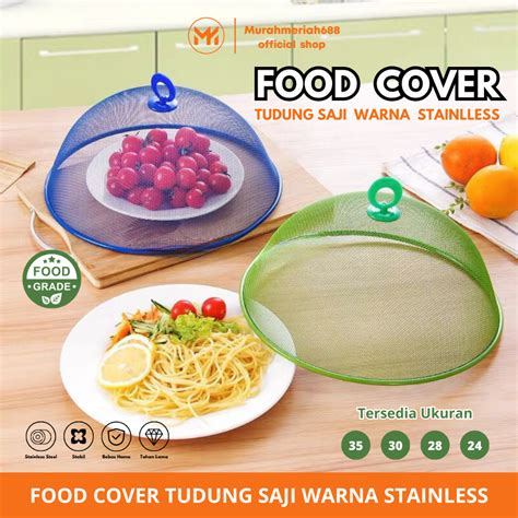 Jual Mm A Tudung Saji Warna Stainless Food Cover Tudung Saji