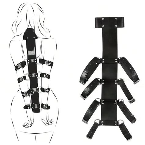 1 Set Adult Sex Toys Pu Leather Bondage Clothing Bdsm Sex Bondage