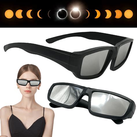 Gafas De Pl Stico Con Certificaci N ISO Lentes De Visi N De Eclipse