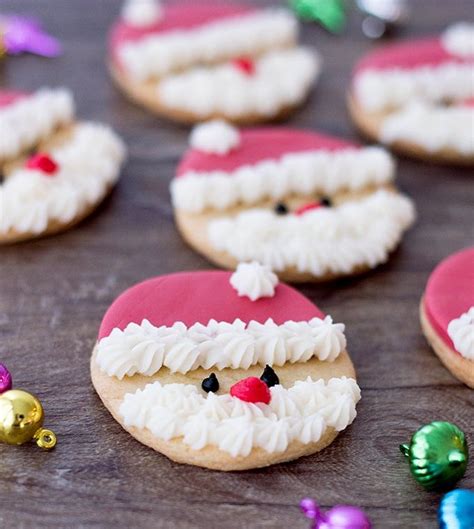 Santa Claus Sugar Cookies Recipe Halloween Cookies Decorated