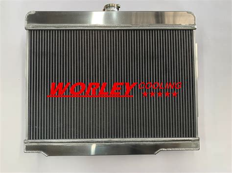 For Jeep Cj Cj Cj V Chevy Engine Aluminum Radiator Conversion