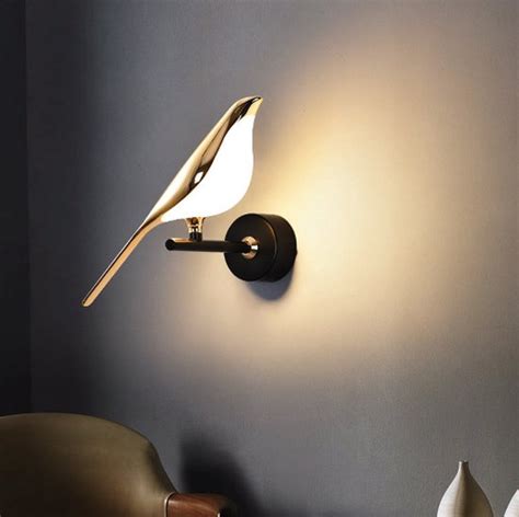 Bizz Light Aves Vogel Wandlamp Met M Snoer En Stekker Designer