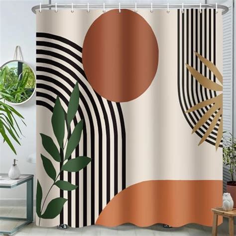 Kibaga Beautiful Boho Shower Curtain For Your Bathroom A