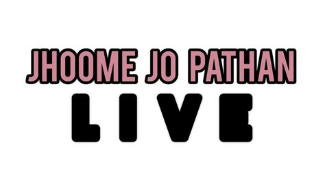 Jhoome Jo Pathan Live Mitas B Sree C Arijit Singh YouTube