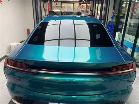 Gloss Metallic Midnight Green Car Wrap