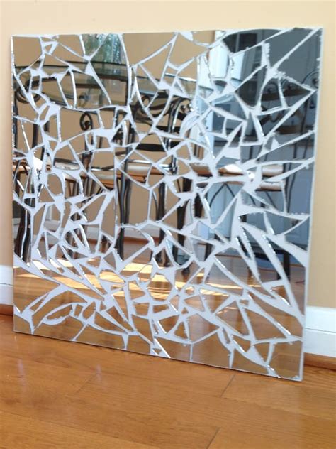 Pin By Ashley Halquist On Apartment Broken Mirror Art Broken Glass