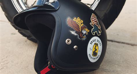 Motorcycle helmet stickers | Sticker Mule