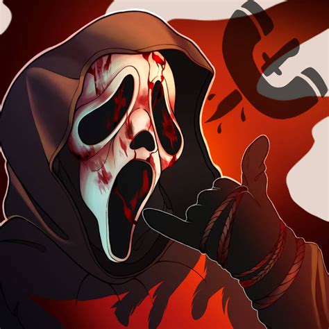 Download Bloody Ghostface PFP Wallpaper | Wallpapers.com