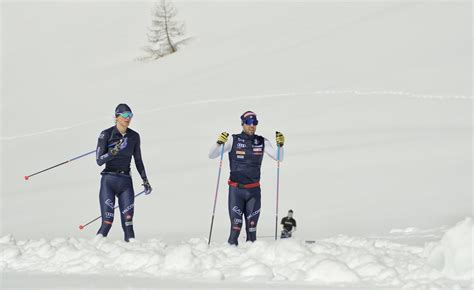 Pellegrino De Fabiani E La Nazionale Del Fondo In Raduno A Gressoney