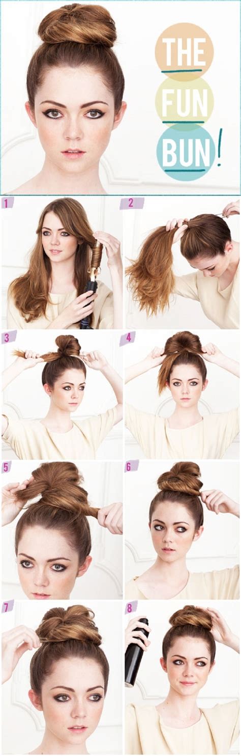 10 Easy Hair Bun Tutorials