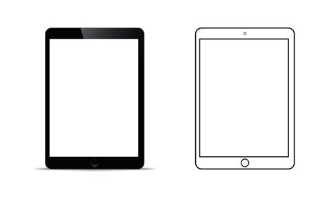 Mockup In Front Of A Black Tablet That Looks Realistic With A