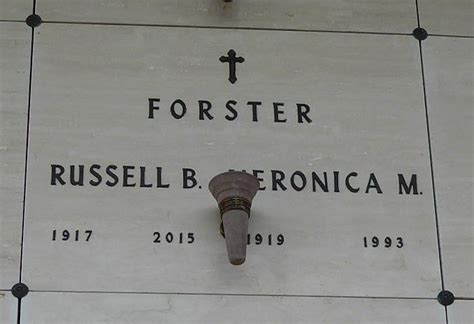 Veronica M Forster 1919 1993 Find A Grave Memorial