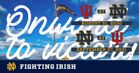 Notre Dame Announces Home Home Series With Indiana