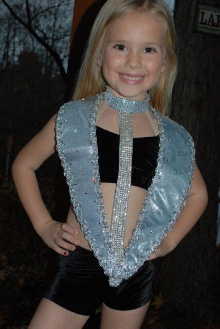 Black And Silver Custom Competition Dance Costume Cxs S Pageant Ebay